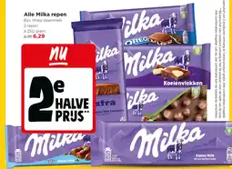 Jumbo Alle Milka repen aanbieding