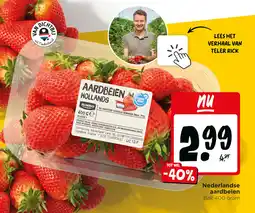 Jumbo Nederlandse aardbeien aanbieding