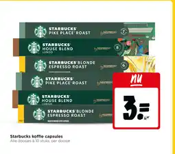 Jumbo Starbucks koffie capsules aanbieding