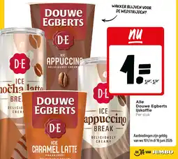 Jumbo Alle Douwe Egberts ijskoffie aanbieding