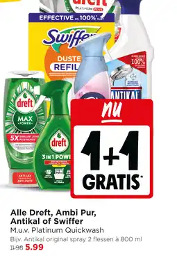 Jumbo Alle Dreft, Ambi Pur, Antikal of Swiffer aanbieding