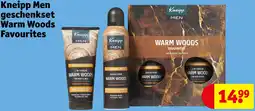 Kruidvat Kneipp Men geschenkset Warm Woods Favourites aanbieding