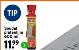 GAMMA Soudal platenlijm aanbieding