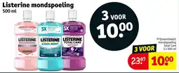 Kruidvat Listerine mondspoeling aanbieding