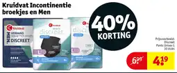 Kruidvat Kruidvat Incontinentie broekjes en Men aanbieding