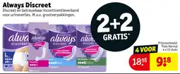 Kruidvat Always Discreet aanbieding