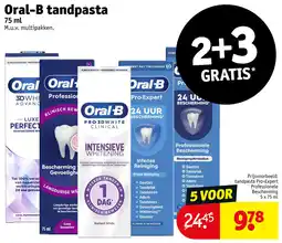 Kruidvat Oral-B tandpasta aanbieding