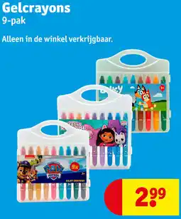 Kruidvat Gelcrayons aanbieding