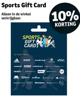 Kruidvat Sports Gift Card aanbieding