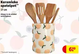 Kruidvat Keramieke spatelpot aanbieding