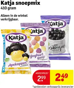 Kruidvat Katja snoepmix aanbieding