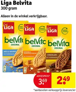 Kruidvat Liga Belvita aanbieding