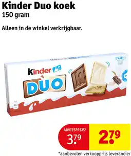 Kruidvat Kinder Duo koek aanbieding