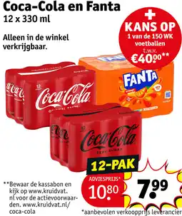 Kruidvat Coca-Cola en Fanta aanbieding