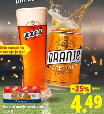 Kordaat oranje special edition
