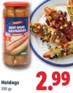 Lidl Hotdogs aanbieding
