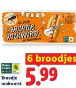 Lidl Broodje rookworst aanbieding