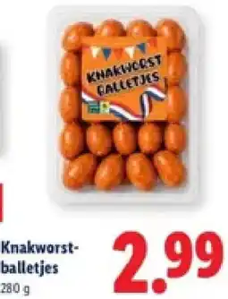 Lidl Knakworst Balletjes aanbieding