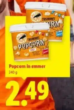 Lidl Popcorn in emmer aanbieding