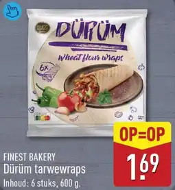 ALDI Finest Bakery Dürüm tarwewraps aanbieding