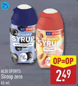 ALDI Aldi Sports Siroop zero aanbieding
