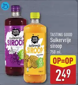 ALDI Tasting Good Suikervrije siroop aanbieding