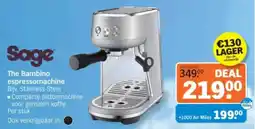 Albert Heijn The Bambino espressomachine aanbieding