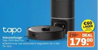 Robotstofzuiger Tapo RV30 Max Plus