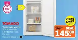 Albert Heijn TOMADO Tafelmodel vriezer TFT4702W aanbieding