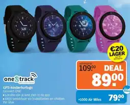 Albert Heijn One2track GPS-kinderhorloge Connect ONE aanbieding