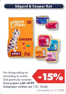 Huisdier Voordeelshop Edgard & Cooper Kat aanbieding