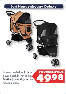 Huisdier Voordeelshop Jari Hondenbuggy Deluxe aanbieding