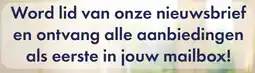 Huisdier Voordeelshop Word lid van onze nieuwsbrief! aanbieding