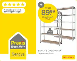 Praxis Sencys Opbergrek aanbieding