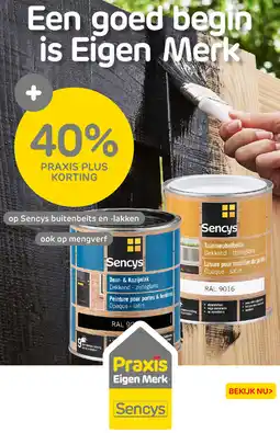 Praxis Sencys buitenbeits en lakken aanbieding
