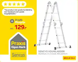 Praxis Sencys Vouwladder aanbieding