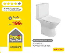 Praxis Aquazuro duoblok livenza aanbieding