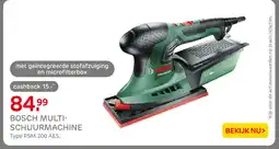 Praxis Bosch multi- schuurmachine aanbieding