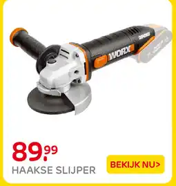 Praxis Haakse slijper aanbieding