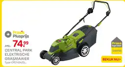 Praxis Central park elektrische grasmaaier aanbieding