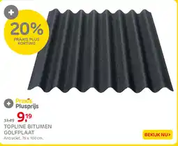 Praxis Topline bitumen golfplaat aanbieding