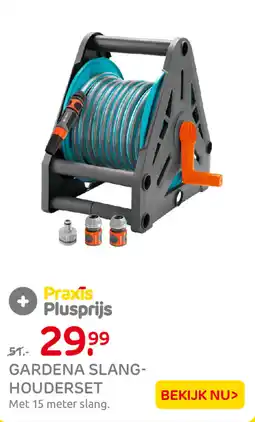 Praxis Gardena slanghouderset aanbieding