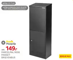 Praxis Parcelpal 9000 pakketbrievenbus aanbieding