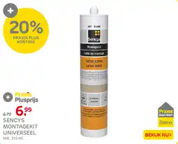 Praxis Sencys montagekit universeel aanbieding