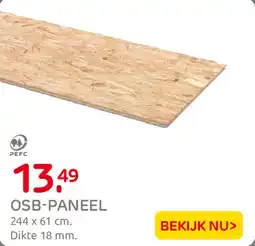 Praxis OSB-paneel aanbieding