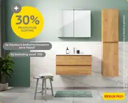 Praxis Op Aquazuro badkamermeubelen serie Napoli aanbieding