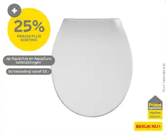 Praxis Op AquaVive en AquaZuro toiletzittingen aanbieding