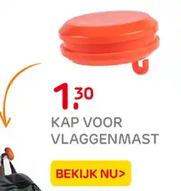 Praxis Kap voor vlaggenmast aanbieding