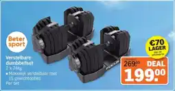 Albert Heijn Verstelbare Dumbbellset aanbieding