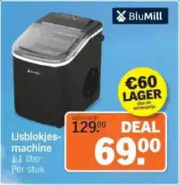 Albert Heijn BluMill IJsblokjesmachine aanbieding